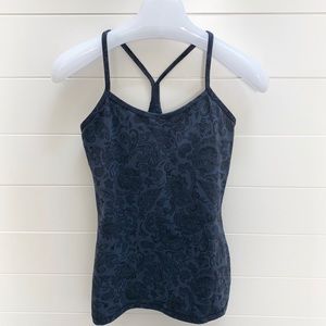 Lululemon paisley power y tank top